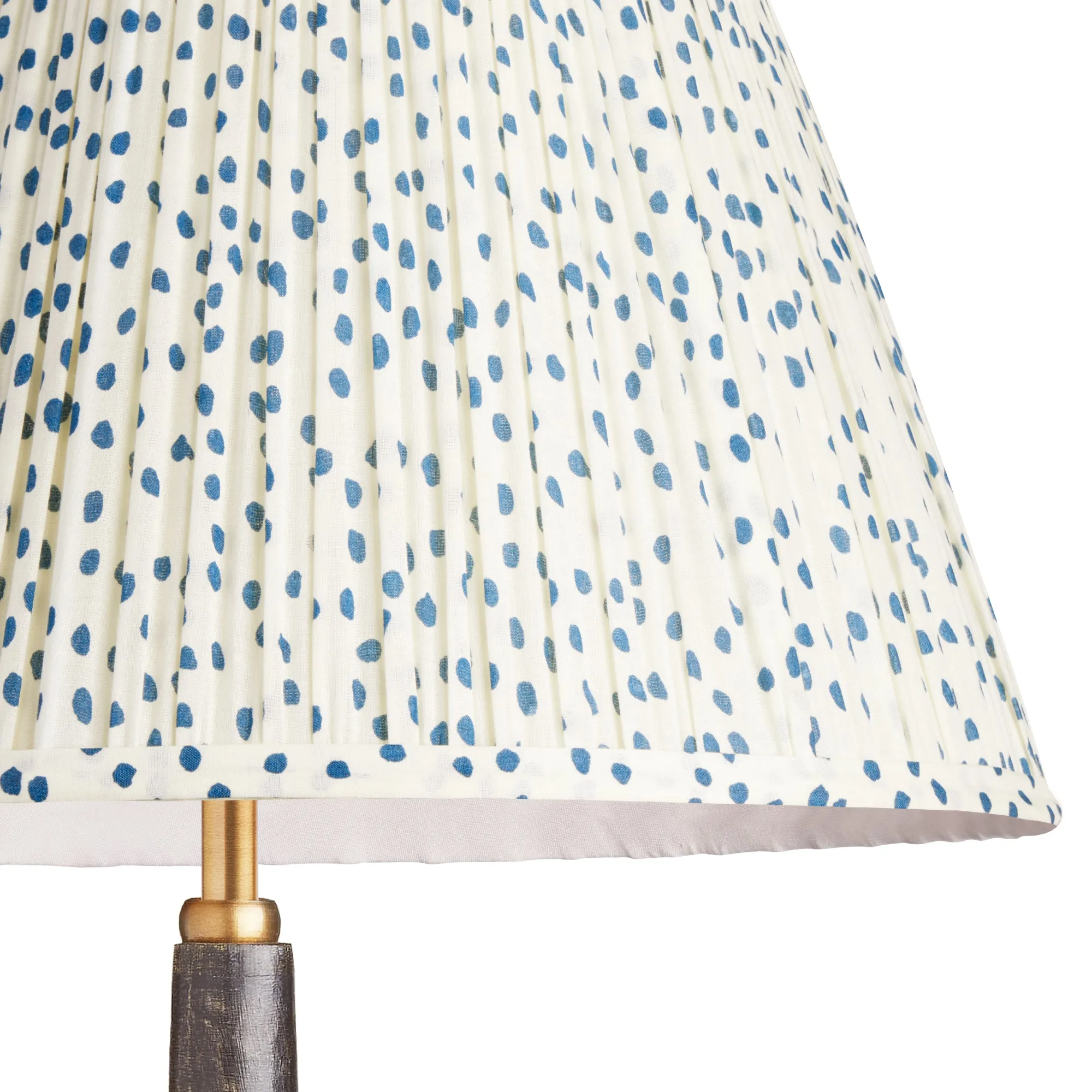 20cm empire shade in blue dotty