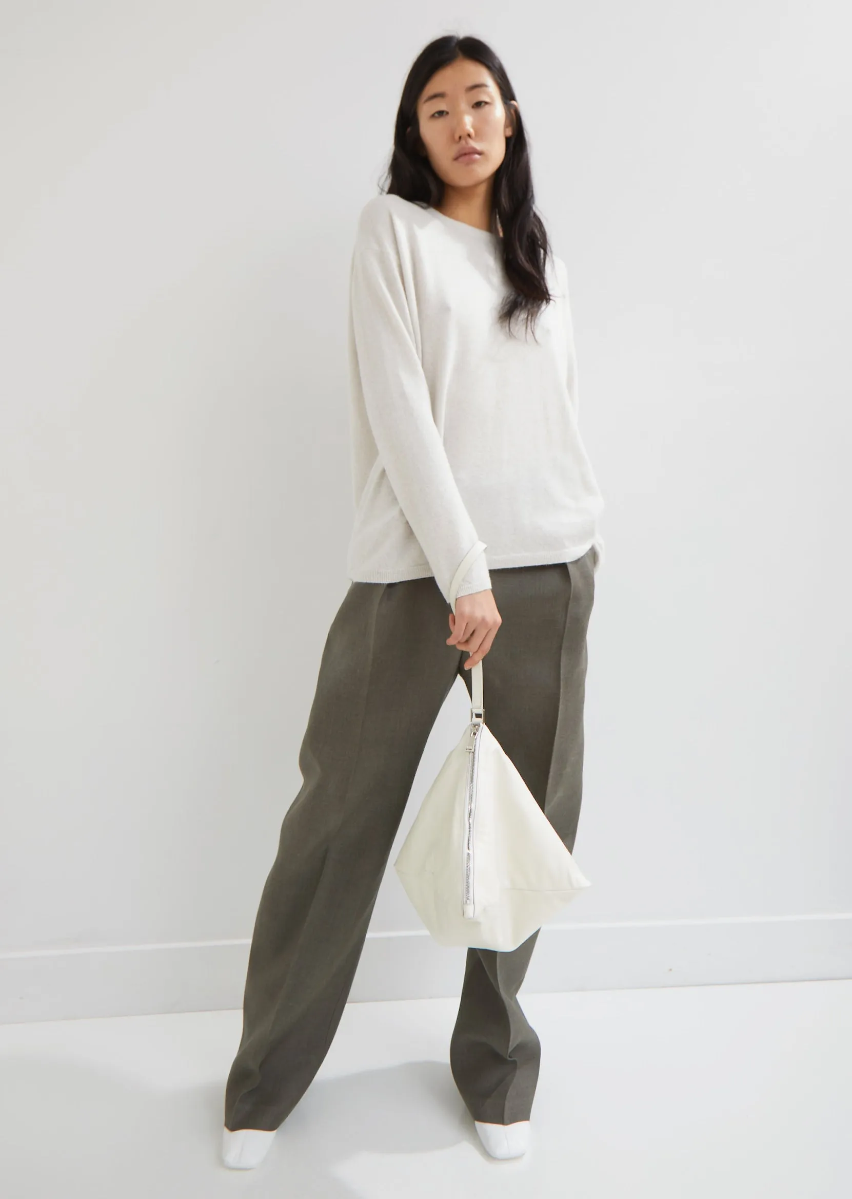 3 Angle Medium Leather Bag