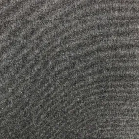 43% Wool / 38% Polyester / 19% Nylon Soft Double Face, Black/Grey (Sold per Yard)