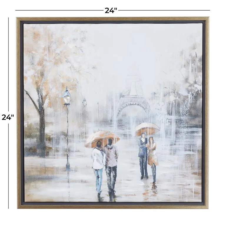 52646 Framed Canvas