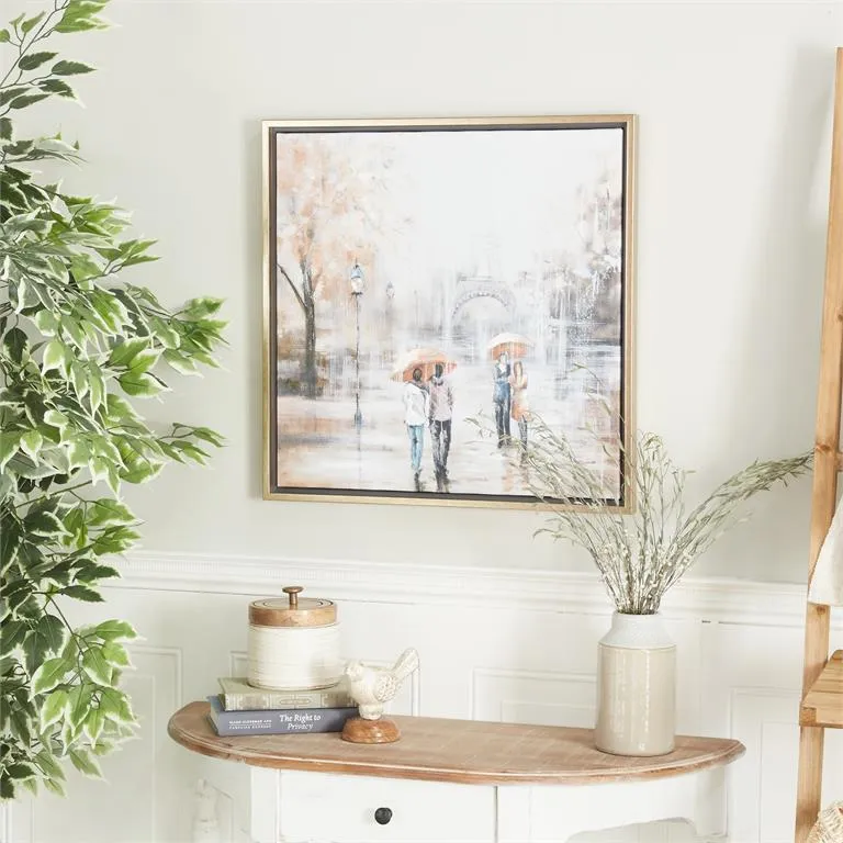 52646 Framed Canvas
