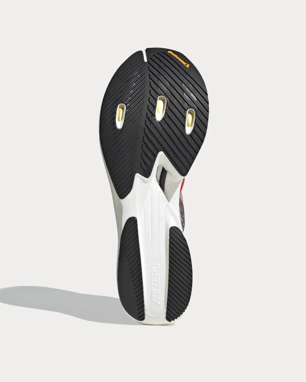 Adizero Prime X Cloud White / Carbon / Solar Red Running Shoes