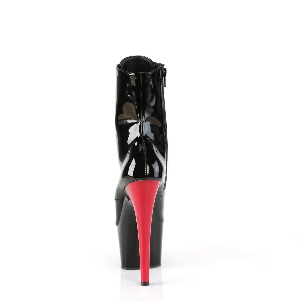 ADORE-1020 Black & Red Calf High Boots