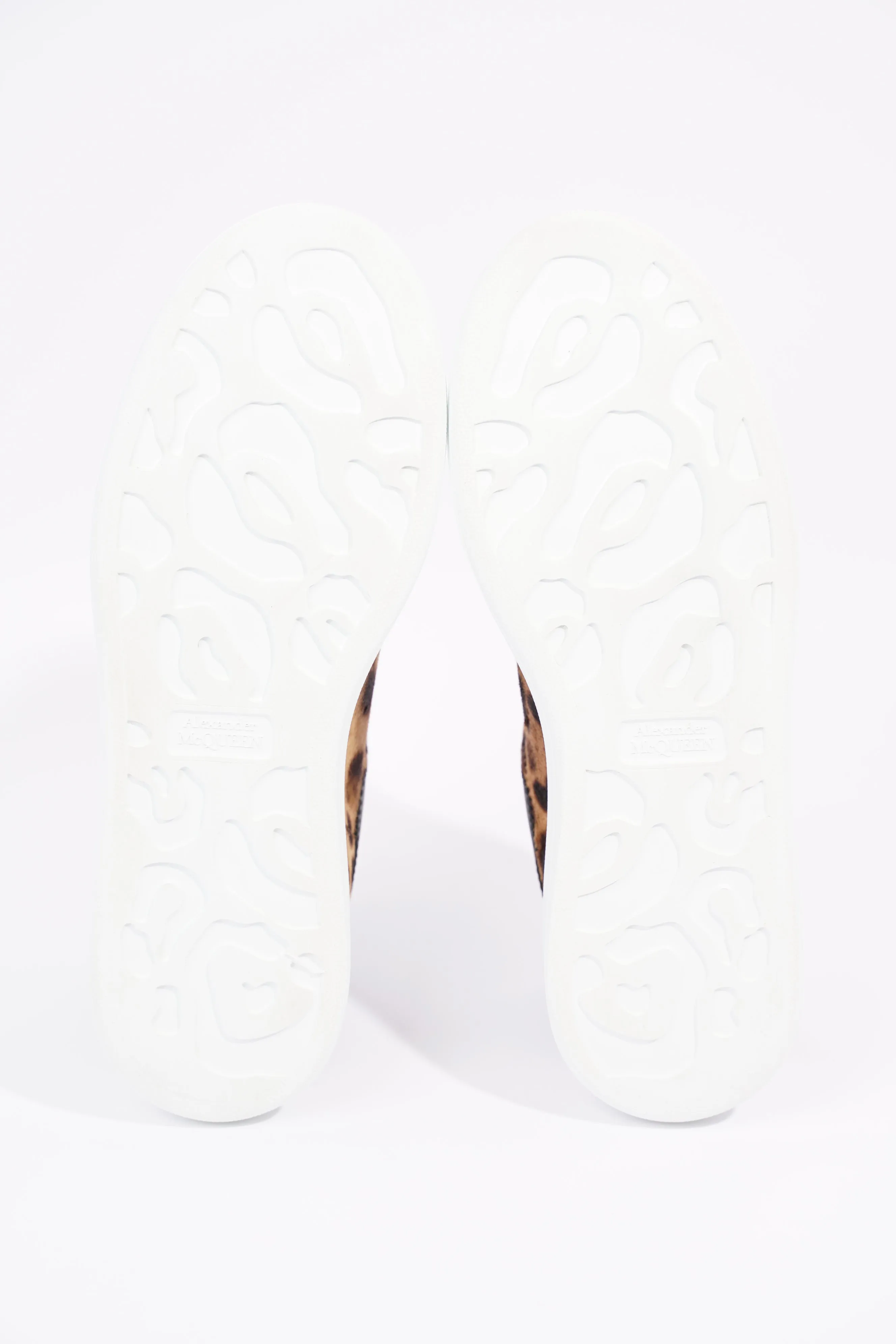 Alexander McQueen Womens Oversized Sneaker Leopard Print EU 38 / UK 5
