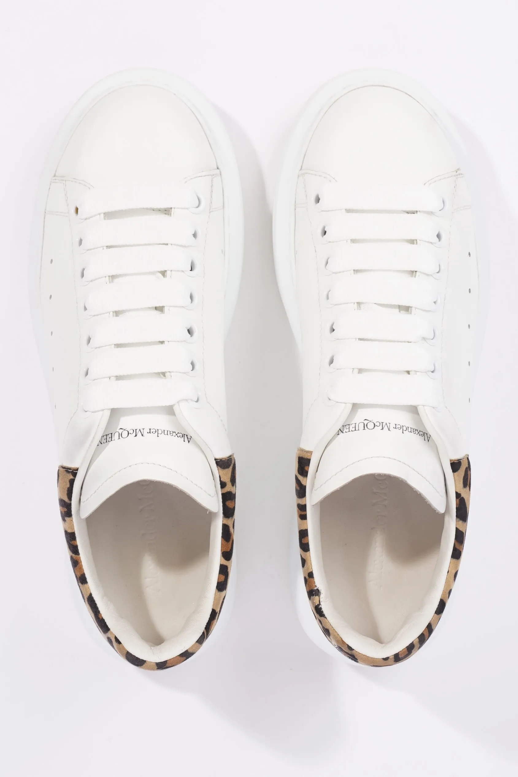 Alexander McQueen Womens Oversized Sneaker Leopard Tab EU 38.5 / UK 5.5