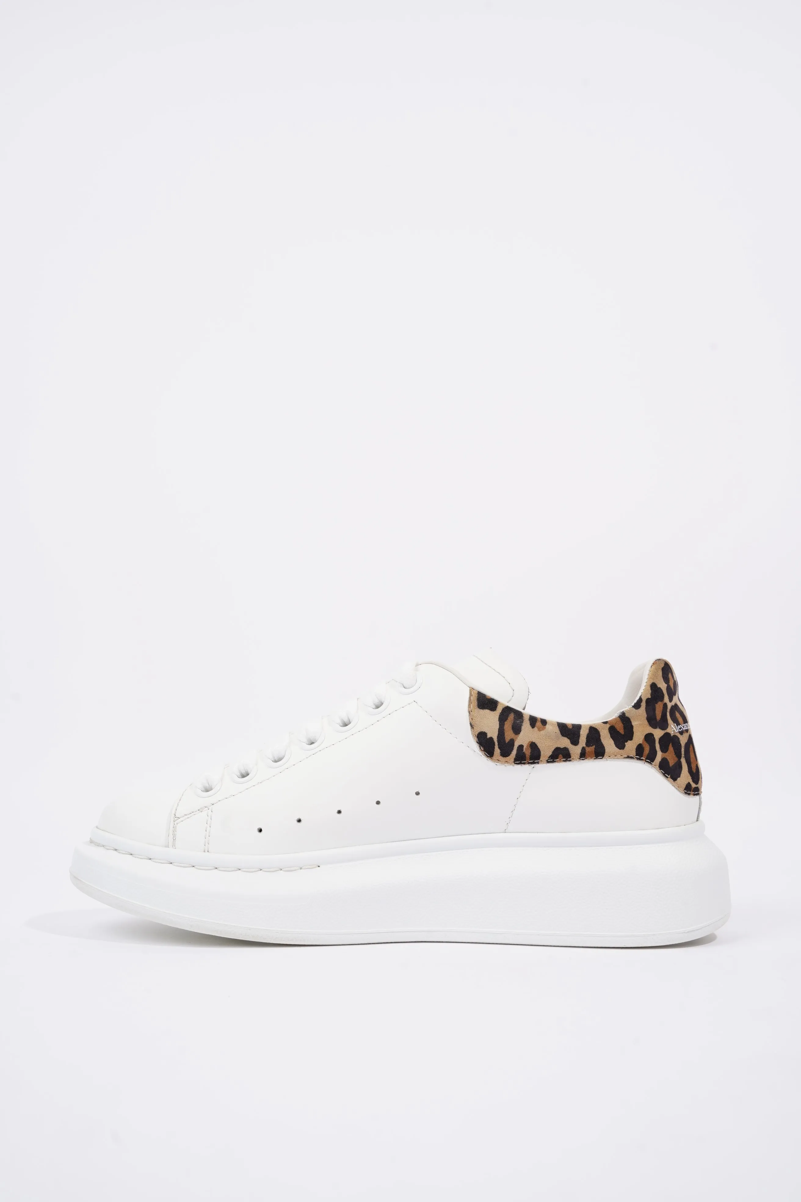 Alexander McQueen Womens Oversized Sneaker Leopard Tab EU 38.5 / UK 5.5