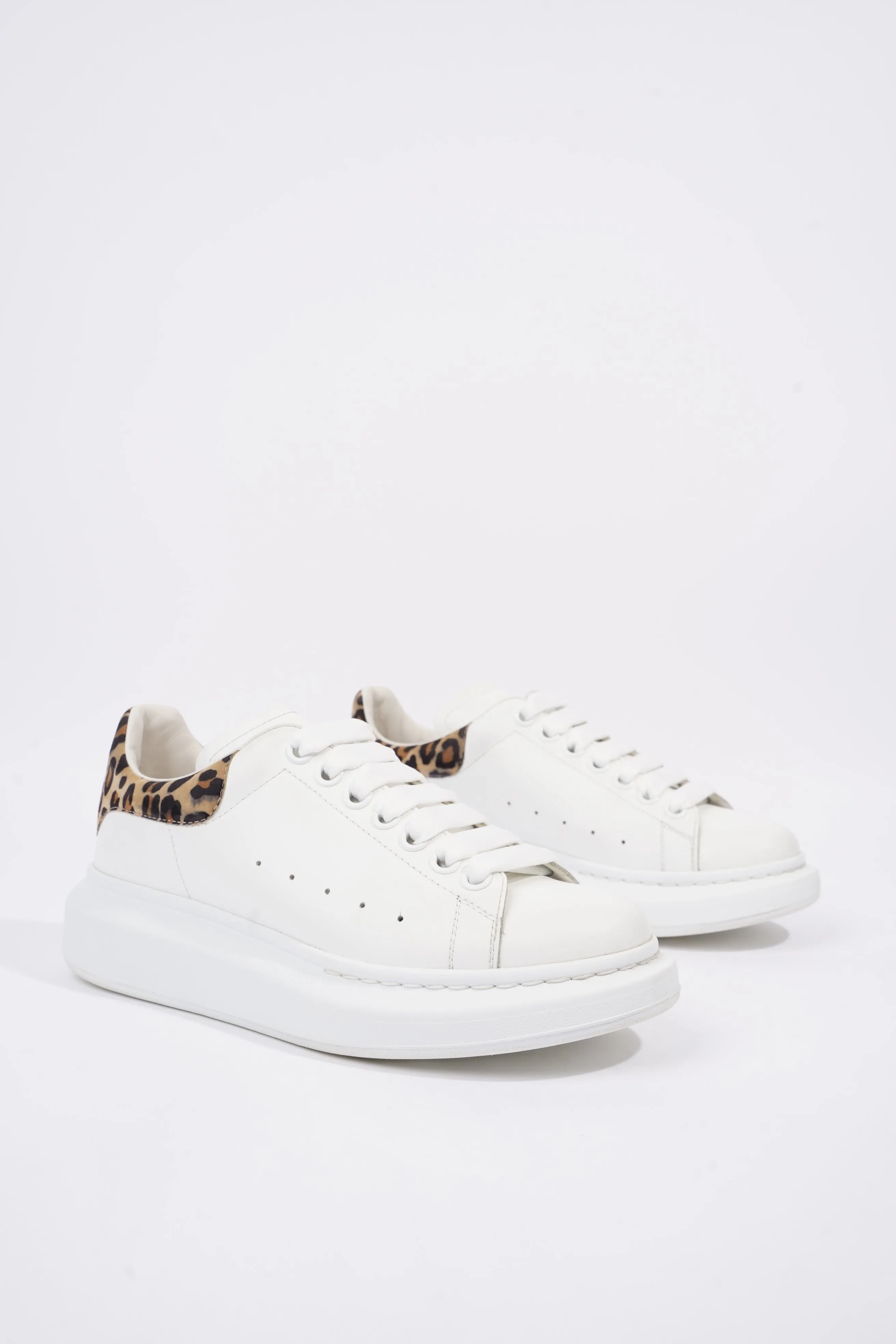 Alexander McQueen Womens Oversized Sneaker Leopard Tab EU 38.5 / UK 5.5