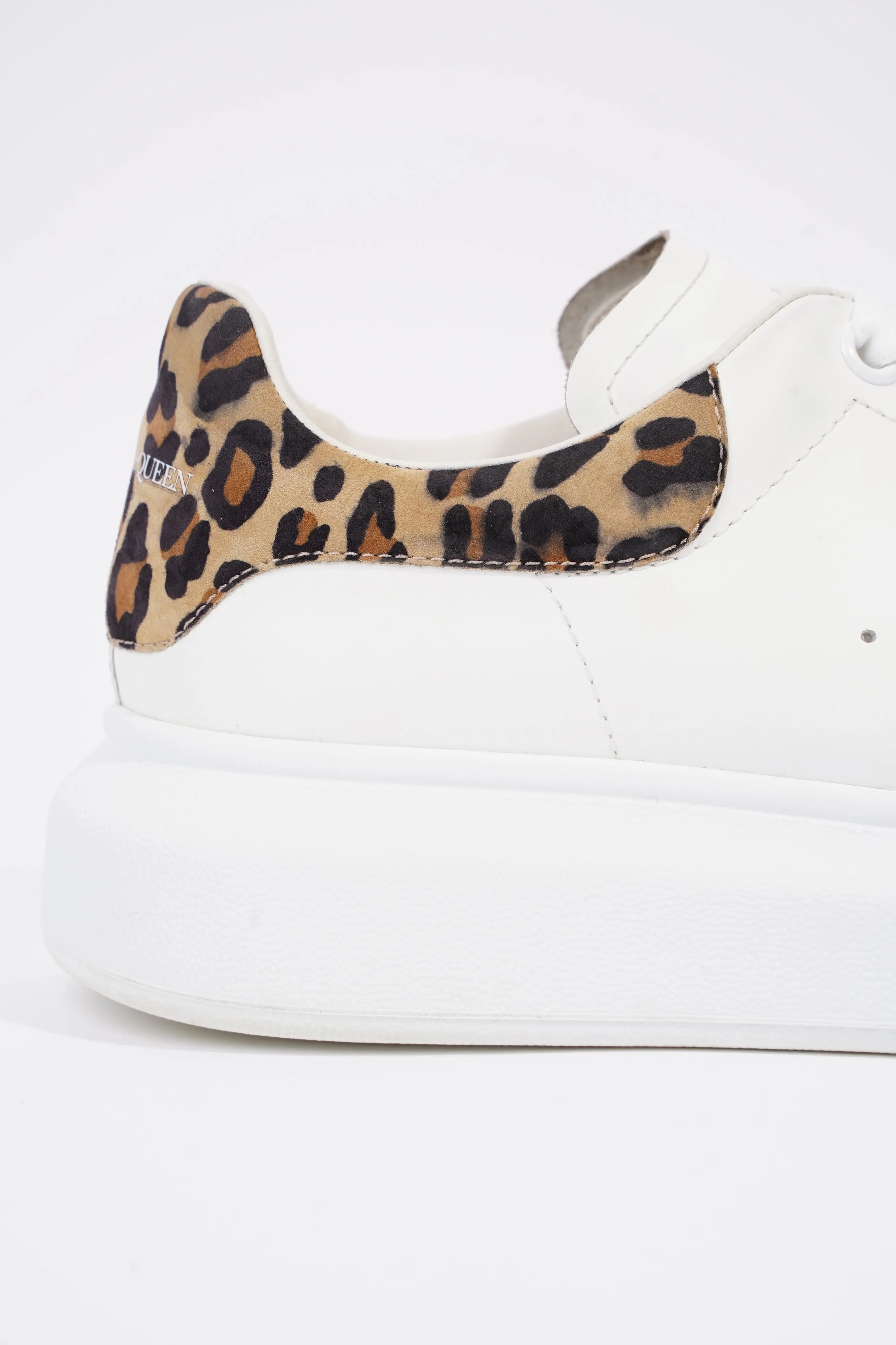 Alexander McQueen Womens Oversized Sneaker Leopard Tab EU 38.5 / UK 5.5