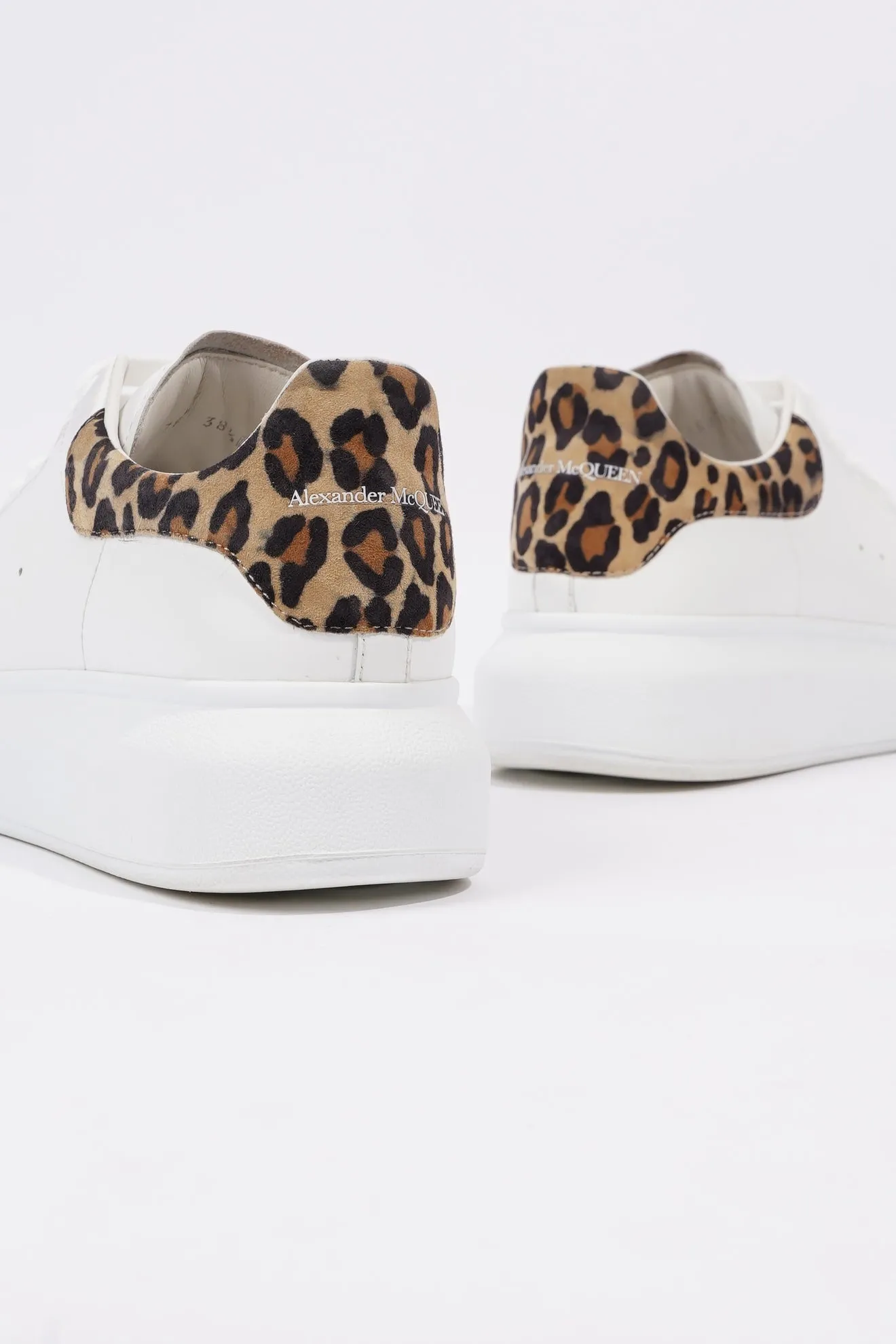 Alexander McQueen Womens Oversized Sneaker Leopard Tab EU 38.5 / UK 5.5