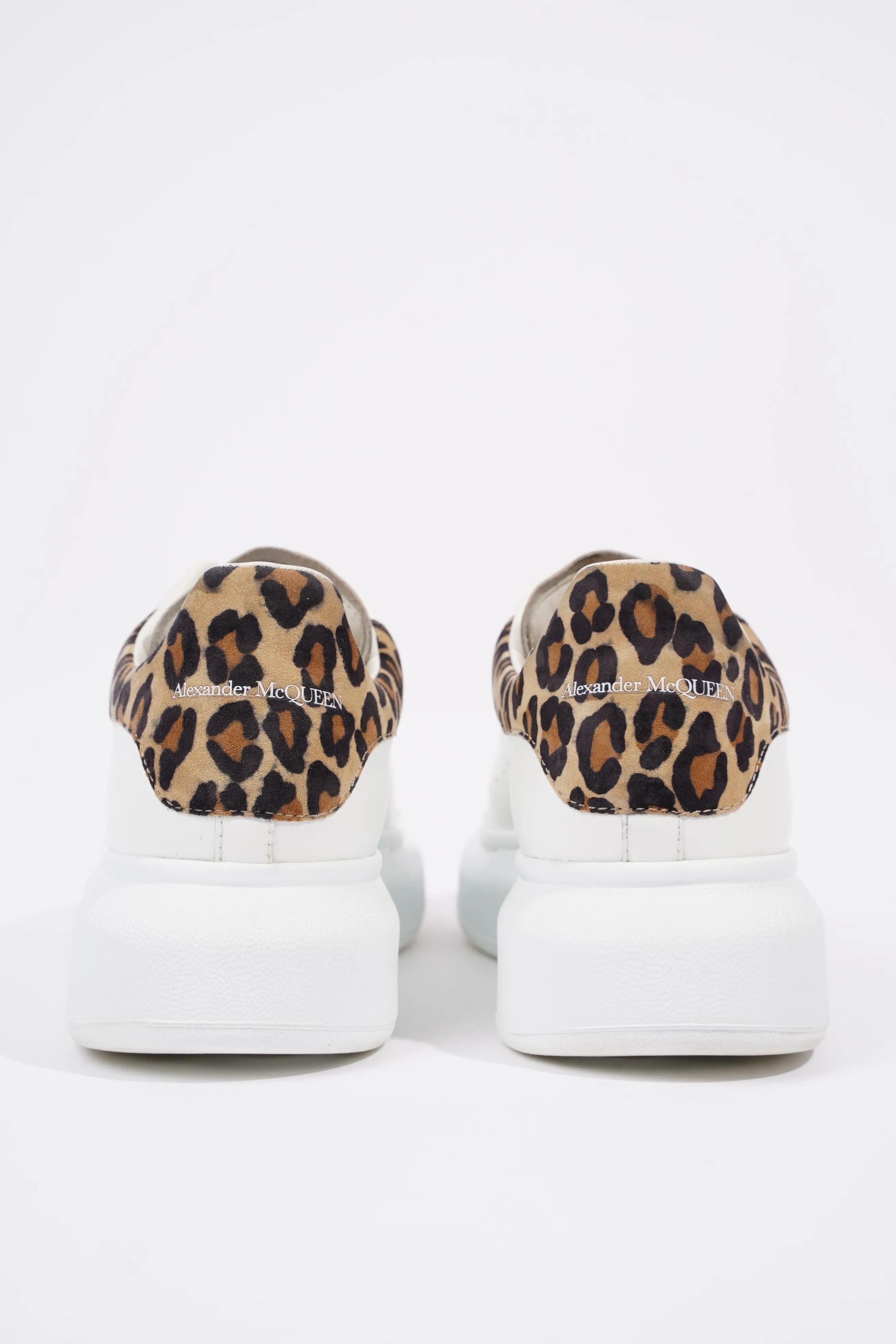 Alexander McQueen Womens Oversized Sneaker Leopard Tab EU 38.5 / UK 5.5