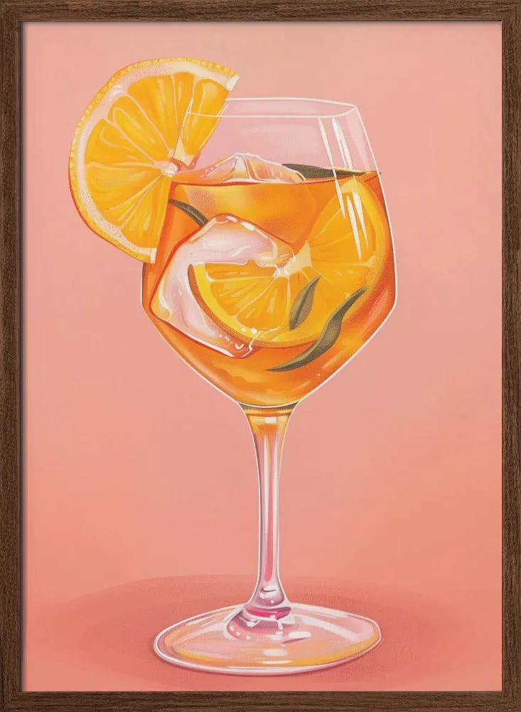 Aperol Spritz - Jolly and Dash - Stretched Canvas, Poster or Fine Art Print
