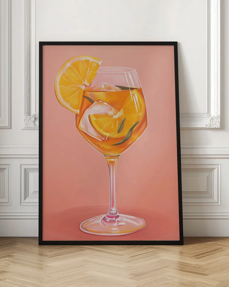 Aperol Spritz - Jolly and Dash - Stretched Canvas, Poster or Fine Art Print