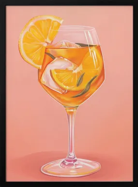Aperol Spritz - Jolly and Dash - Stretched Canvas, Poster or Fine Art Print