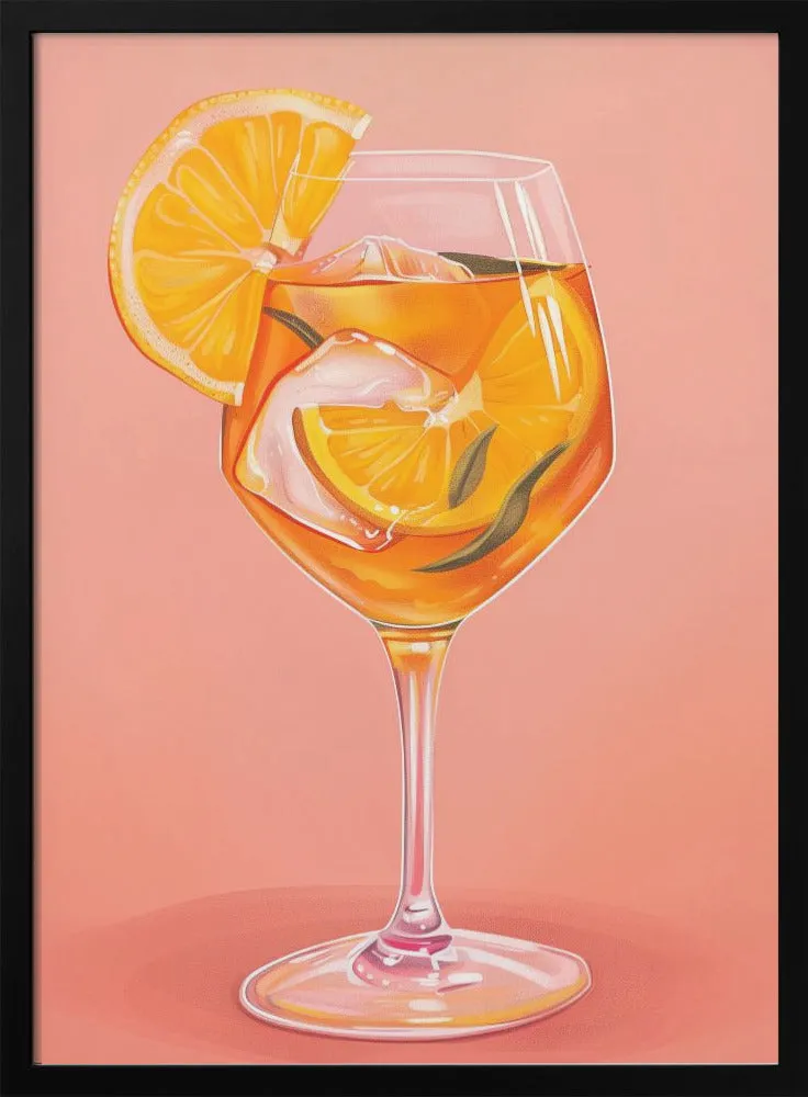 Aperol Spritz - Jolly and Dash - Stretched Canvas, Poster or Fine Art Print