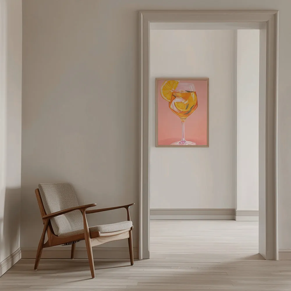 Aperol Spritz - Jolly and Dash - Stretched Canvas, Poster or Fine Art Print