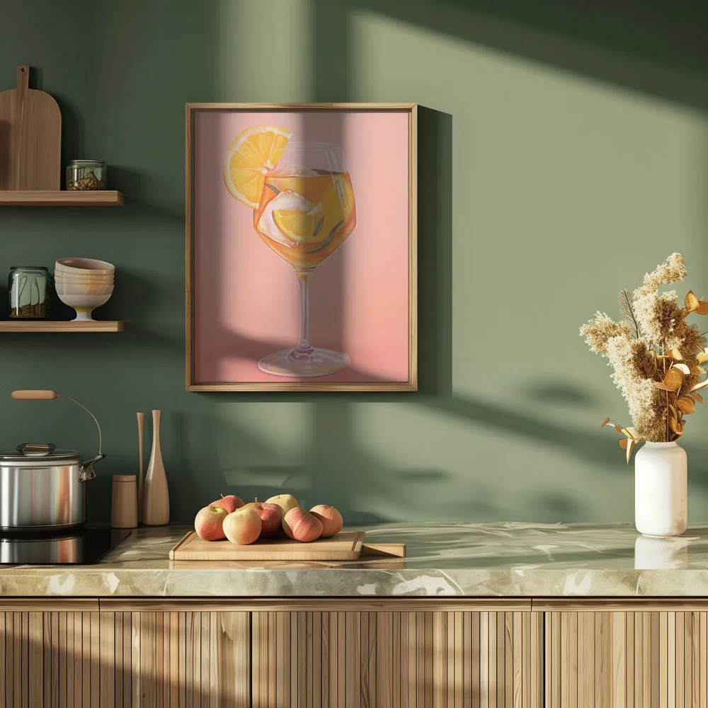 Aperol Spritz - Jolly and Dash - Stretched Canvas, Poster or Fine Art Print