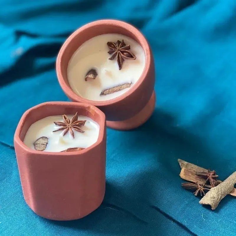 Aromatic Cinnamon Vanilla Fragrance & Wax Set