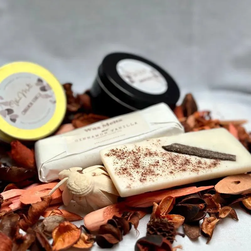 Aromatic Cinnamon Vanilla Fragrance & Wax Set
