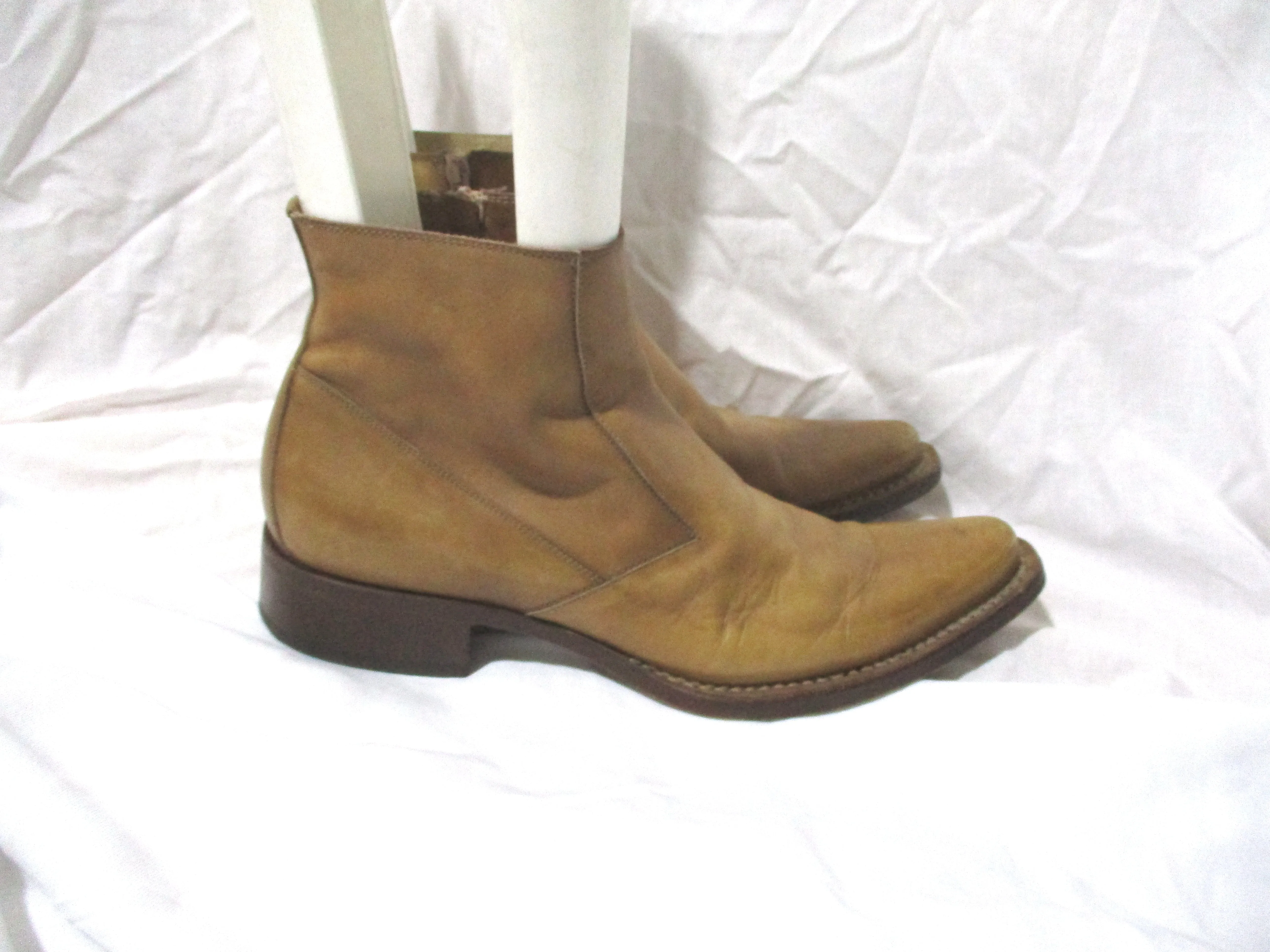 BARRACUDA Leather Western Cowboy Boot Rocker Rider Gringo 43.5