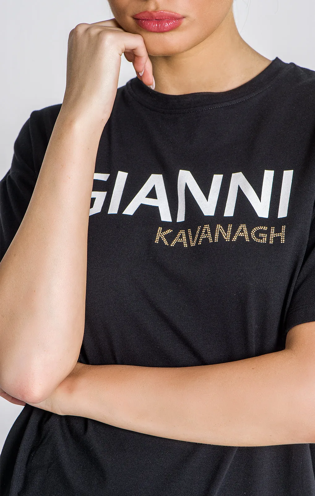 Black Gianni Tee Dress