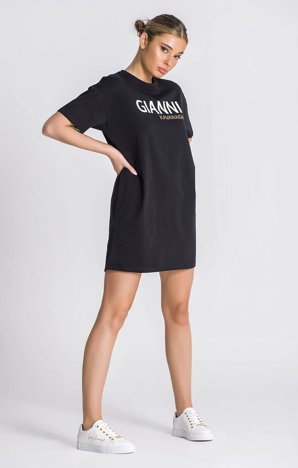 Black Gianni Tee Dress
