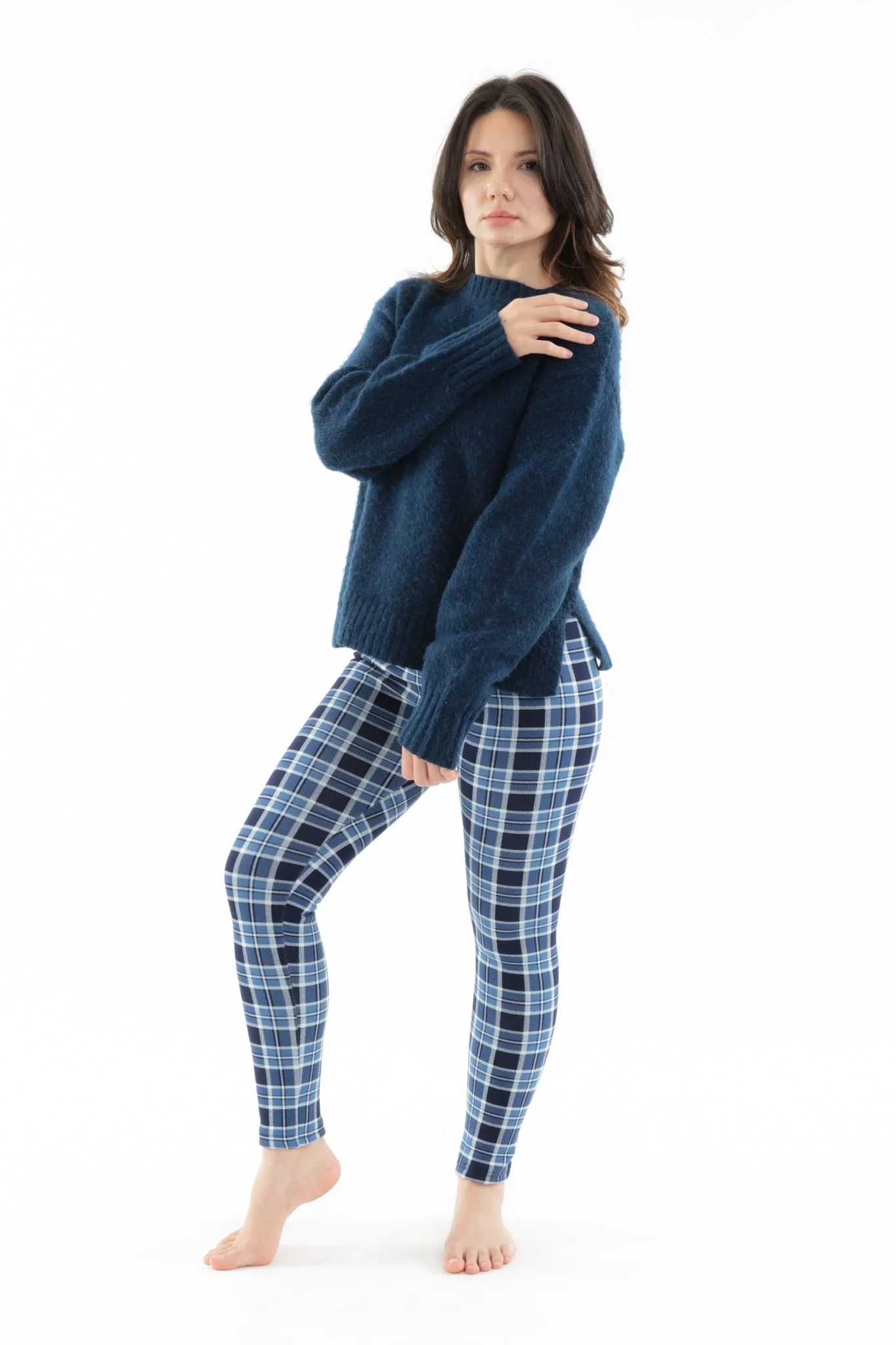 Blue Plaid - Cozy Lined