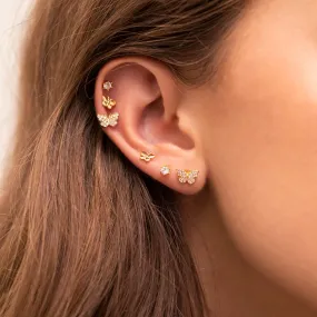 Butterfly Party Stud Set