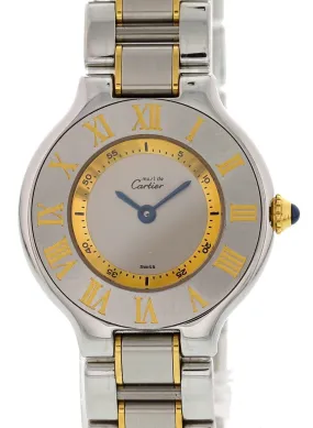 Cartier Must 21 SS/18K YG 1340