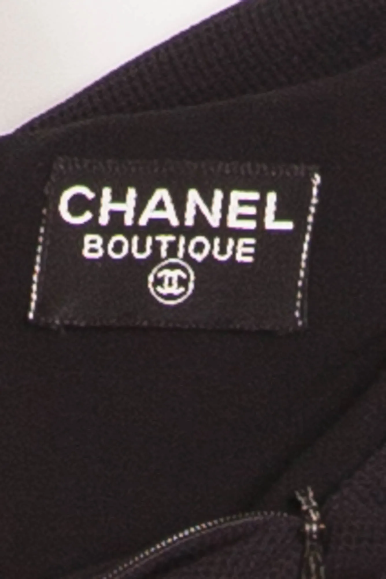 Chanel - Long Sleeve High Neck Dress - FR 38