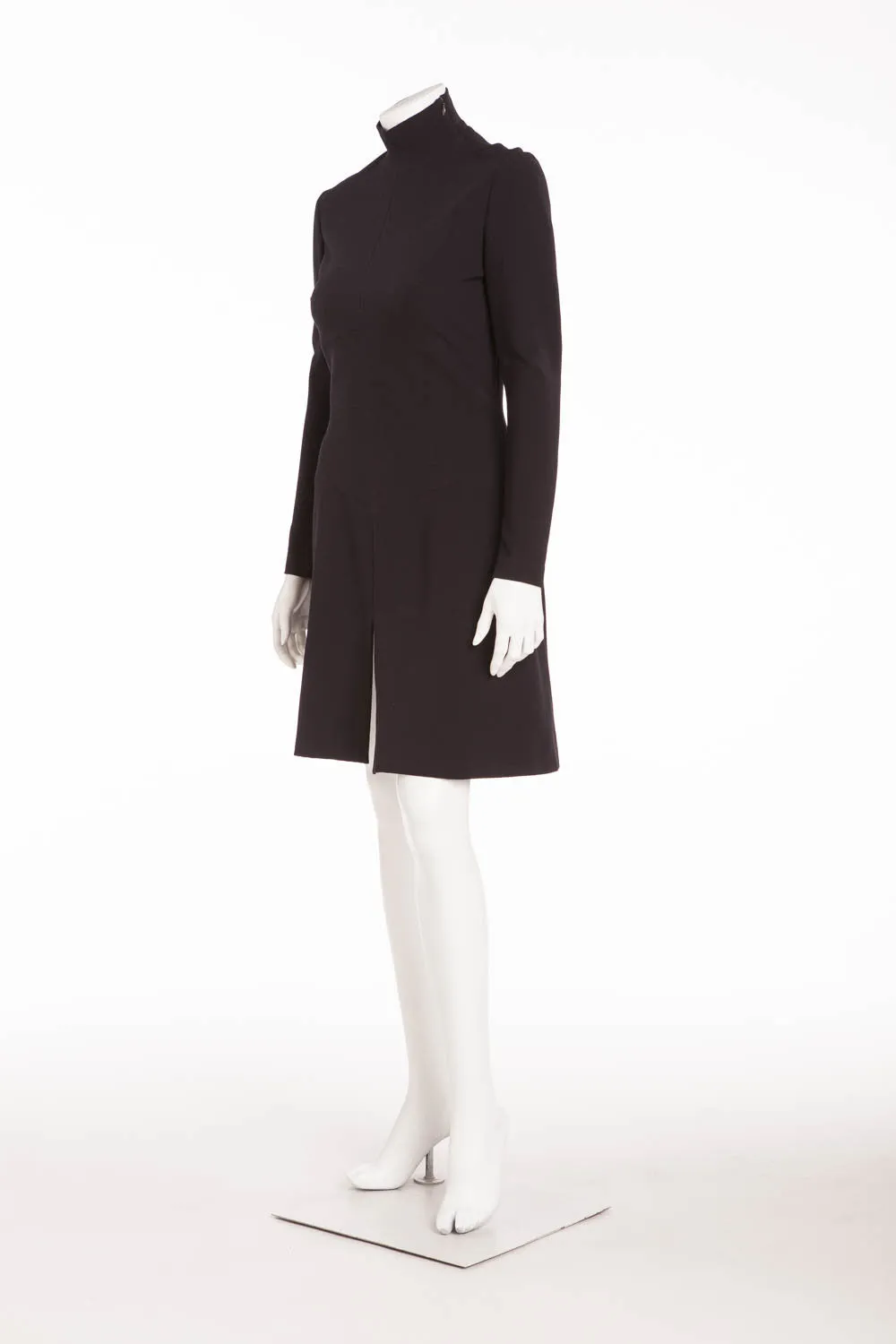 Chanel - Long Sleeve High Neck Dress - FR 38