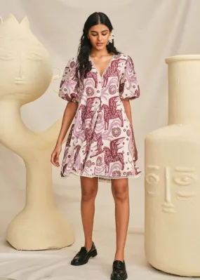 Cheriyal Handloom Mini Dress