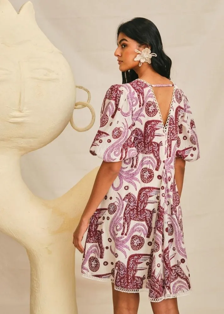 Cheriyal Handloom Mini Dress