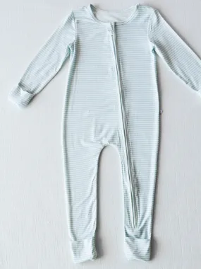 Cloud Layette - Sky Blue Stripes