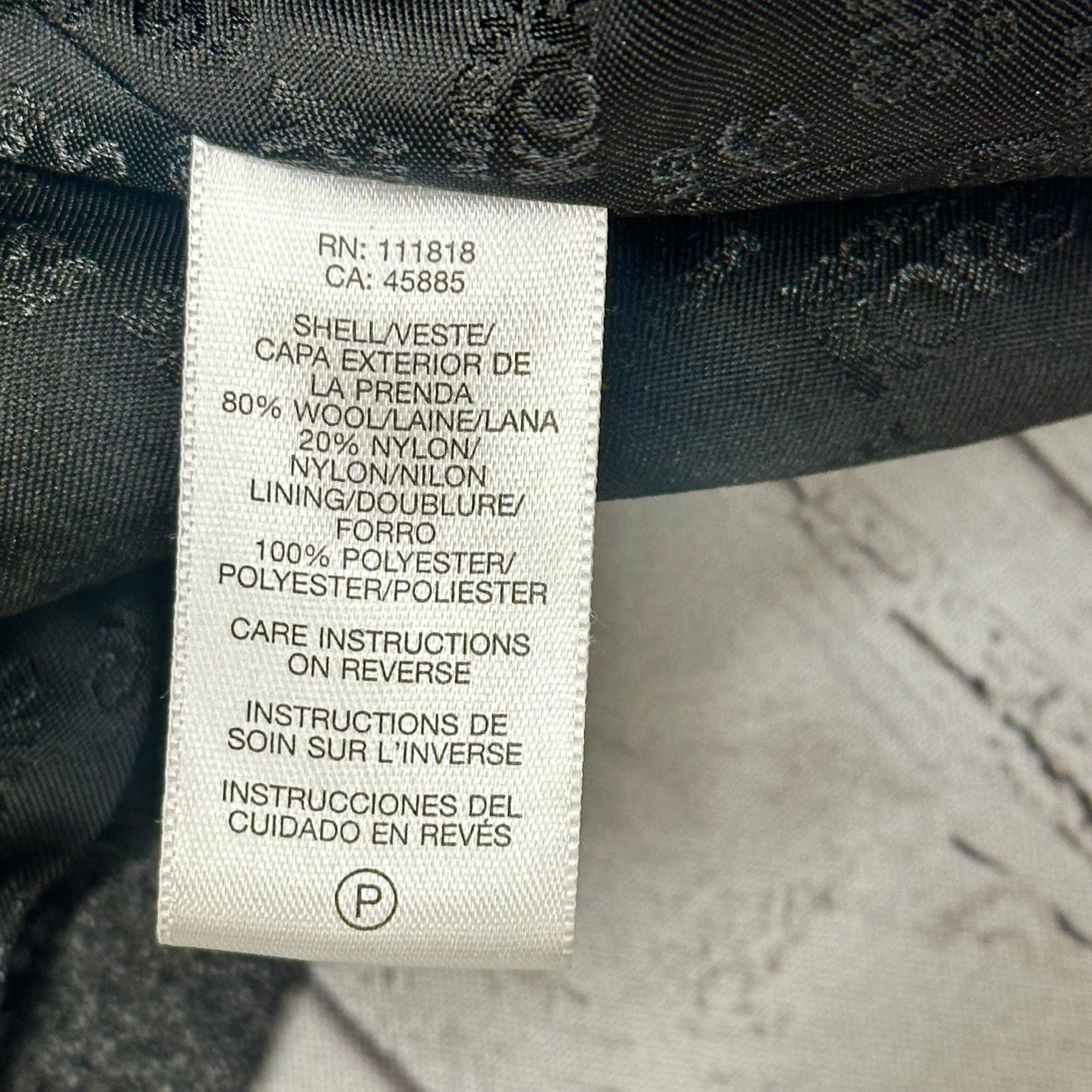 Coat Wool By Michael By Michael Kors In Grey, Size: M