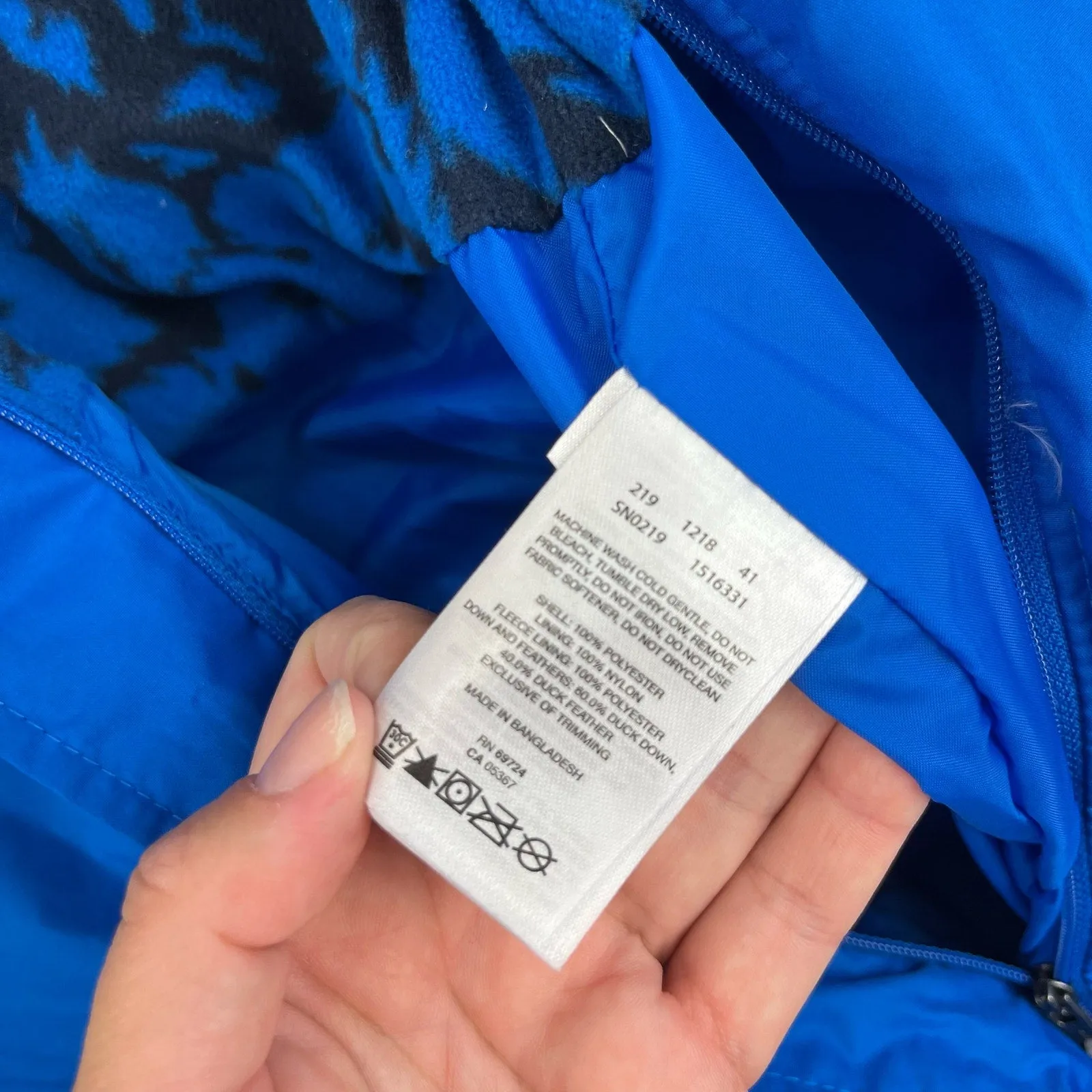 Columbia Snuggly Bunny Bunting Down Snow Suit 6-12 Months