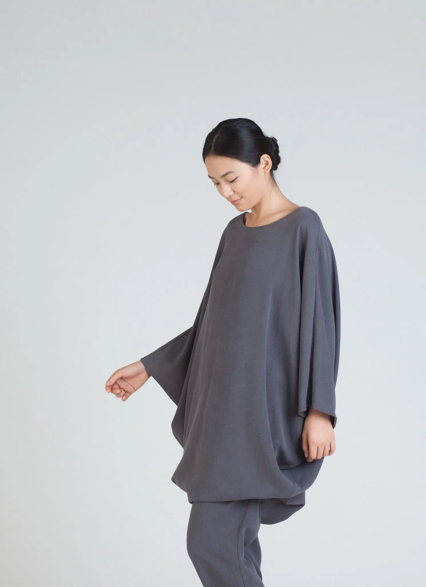 Current Dolman Dress/Top - Charcoal