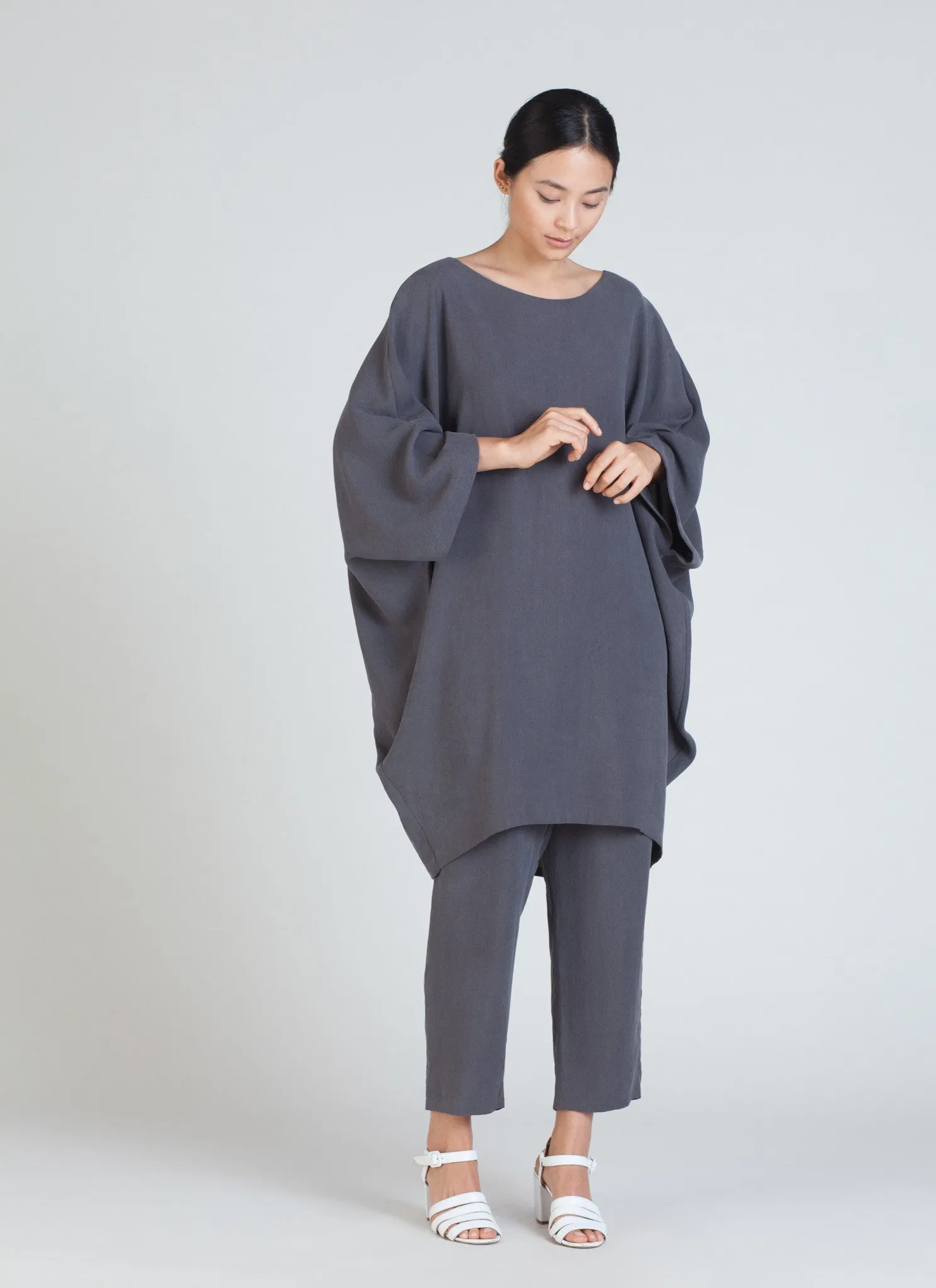 Current Dolman Dress/Top - Charcoal
