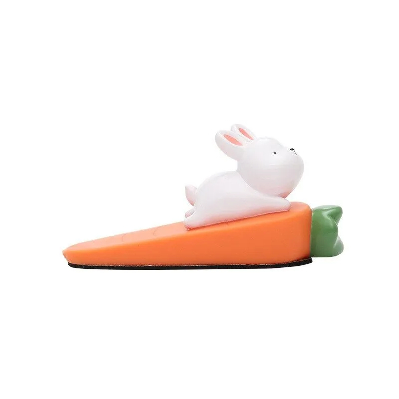 Cute Animal Shaped Door Stopper Anti-pinch Hand Safety Doorstop Heavy Duty Cartoon PVC Blocker
