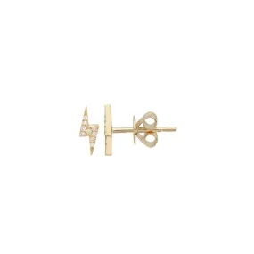 Diamond Lighting Bolt Studs