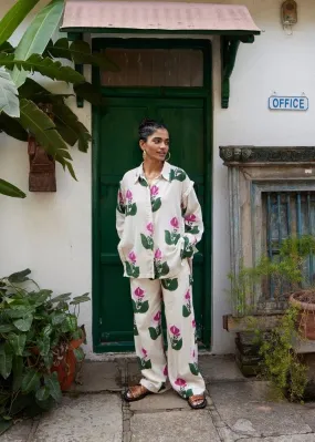 Dione Handloom Shirt Co-Ord Set
