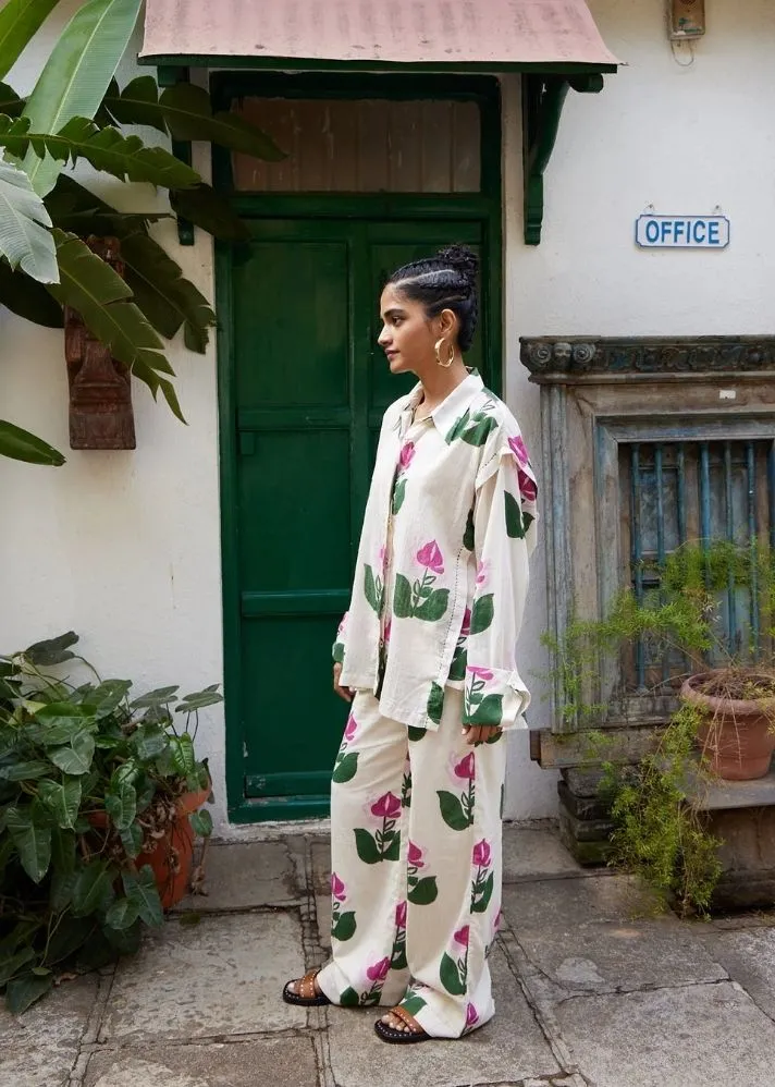 Dione Handloom Shirt Co-Ord Set