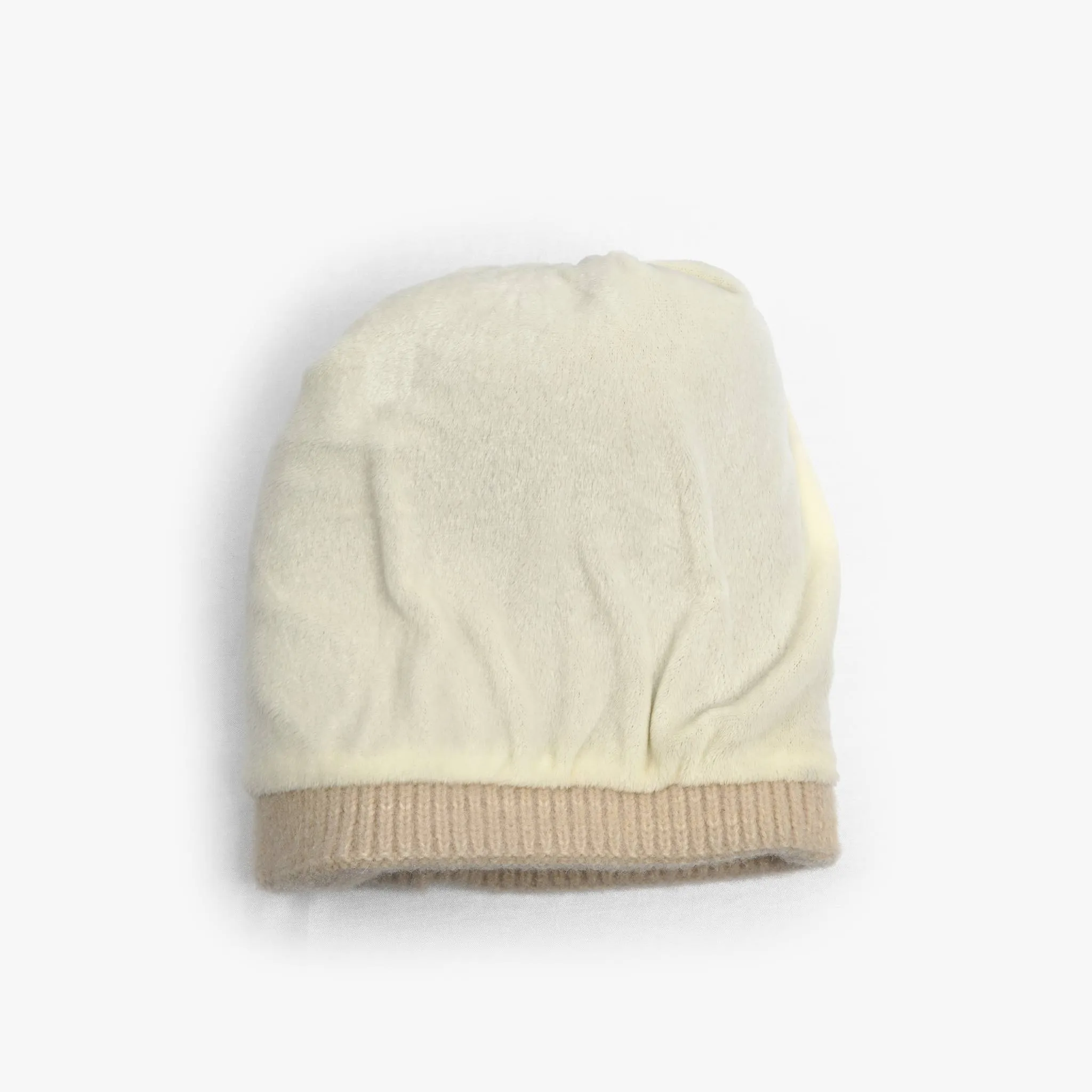 Freya Fluffy Glitter Fleece Lined Beanie - Ice Blue