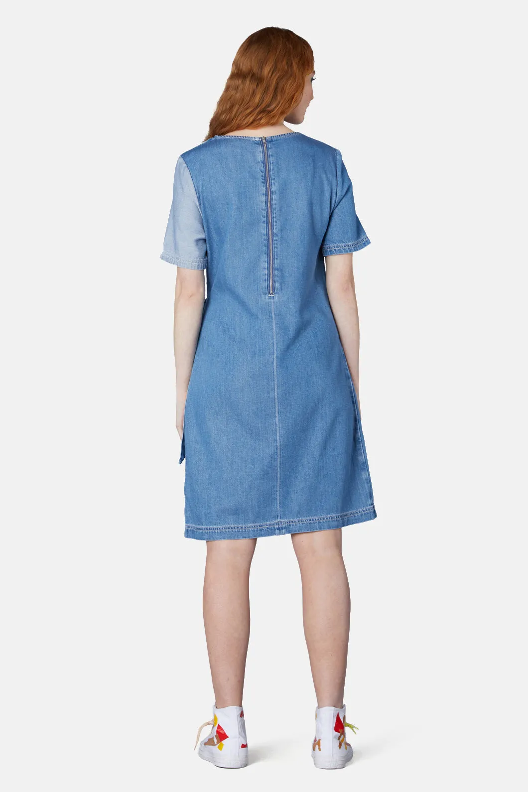 Genie Wrap Denim Dress