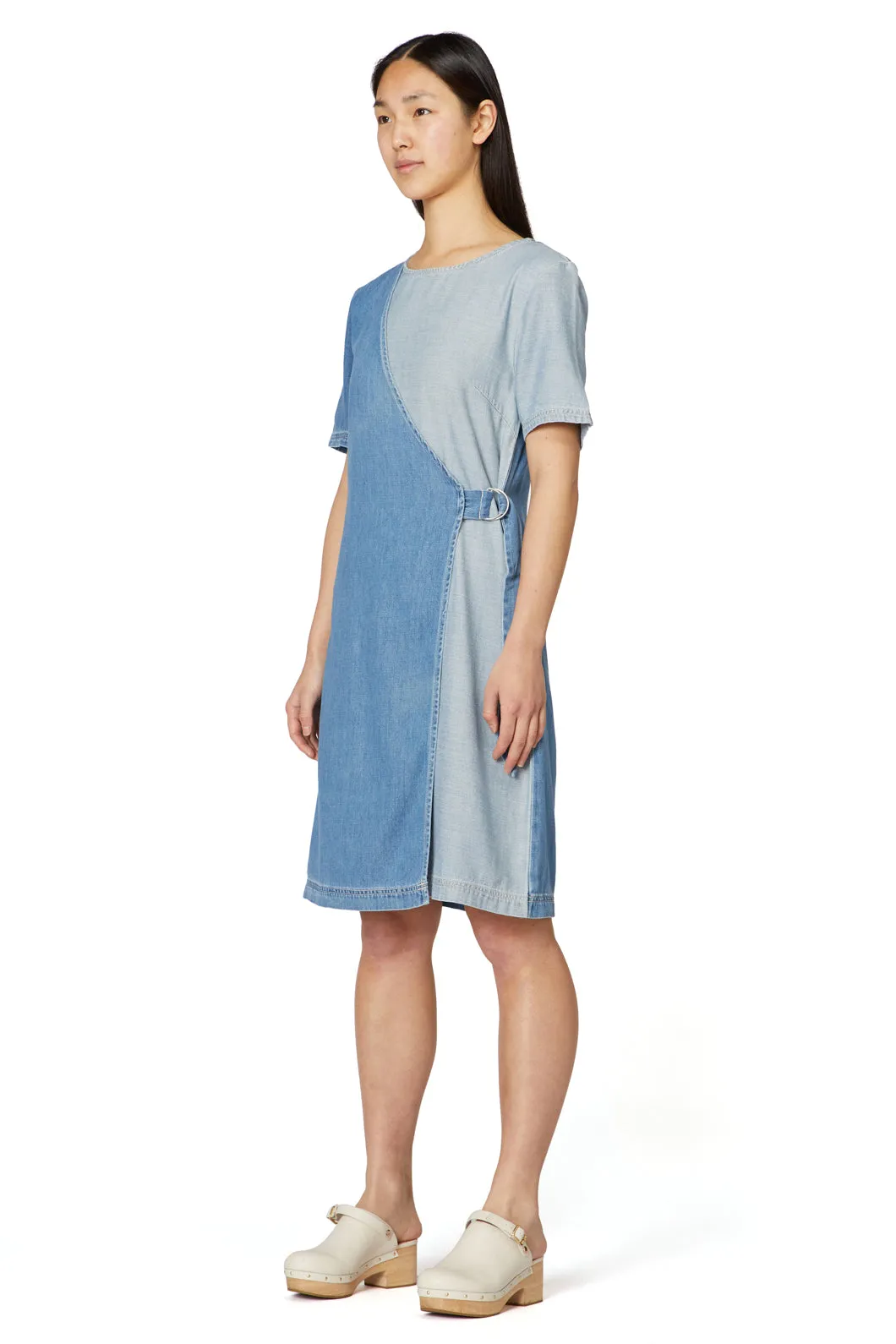 Genie Wrap Denim Dress