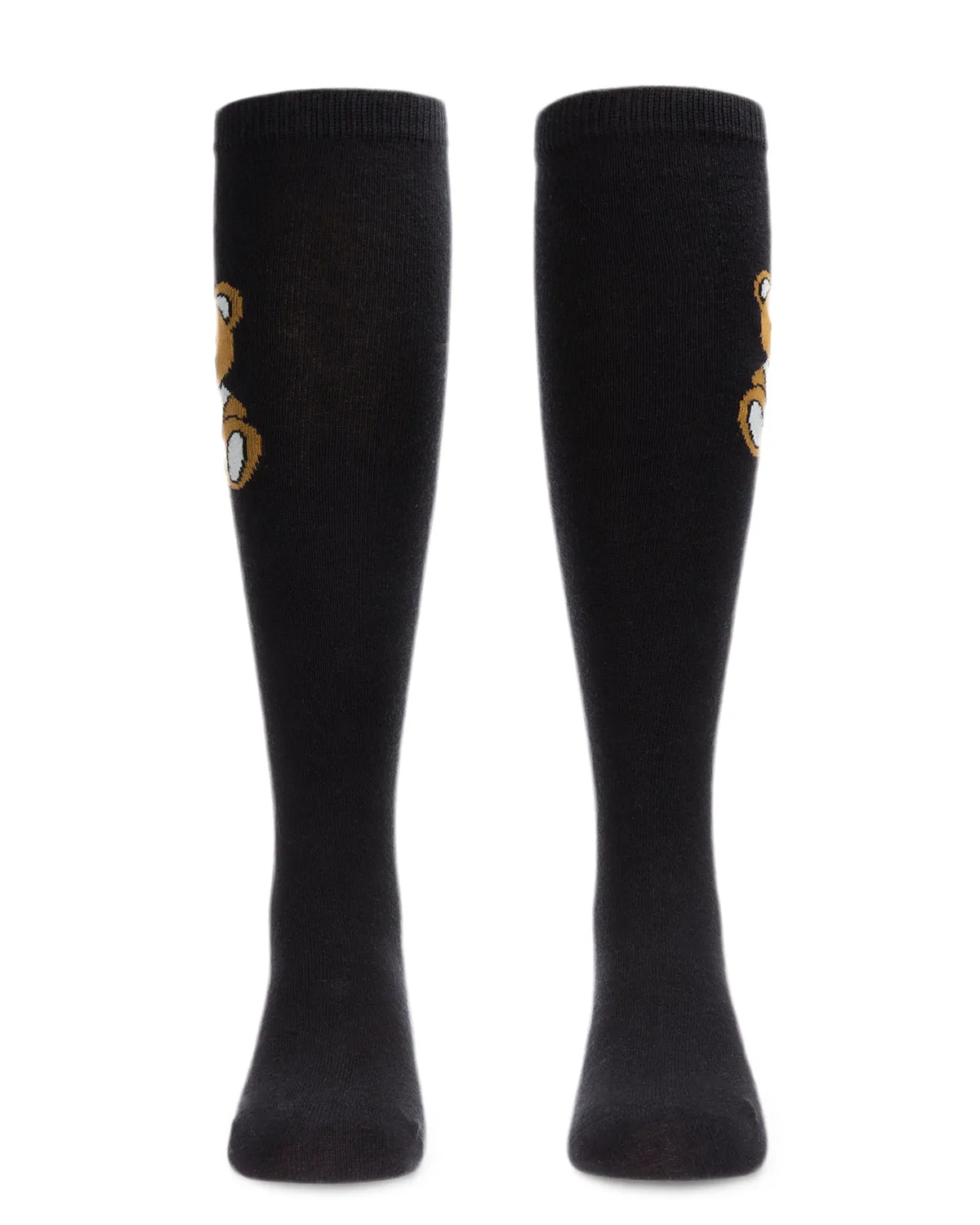 Girls' Be Happy Bear Knee High Socks