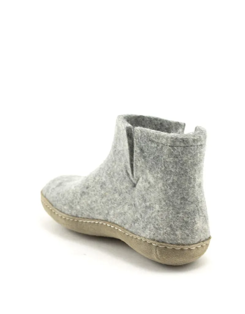 Glerups — Boot Leather Sole - Grey