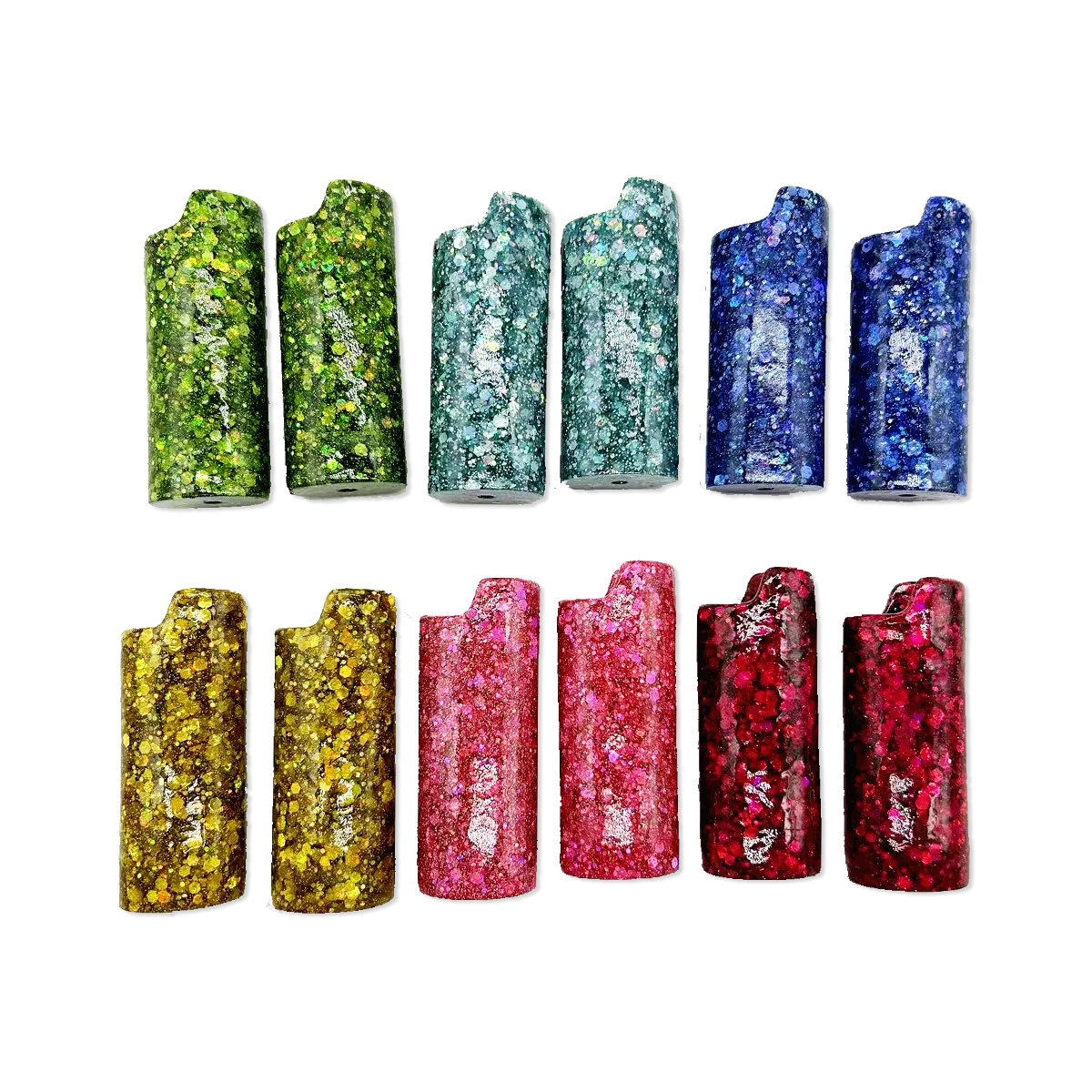 Glitter Lighter Case - 12 Pieces Per Retail Ready Display 25375