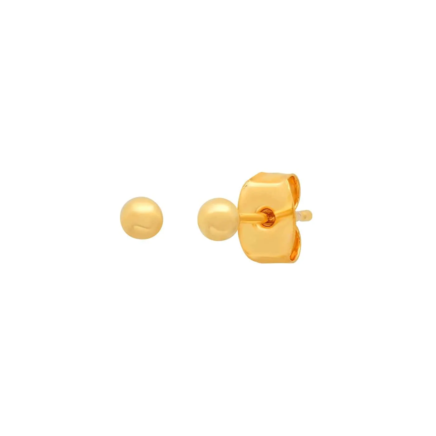 Gold Sphere Studs | 3mm