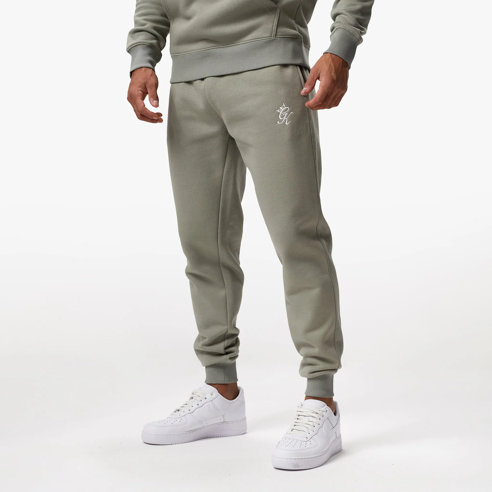 Gym King Fundamental Fleece Jogger - Soft Khaki