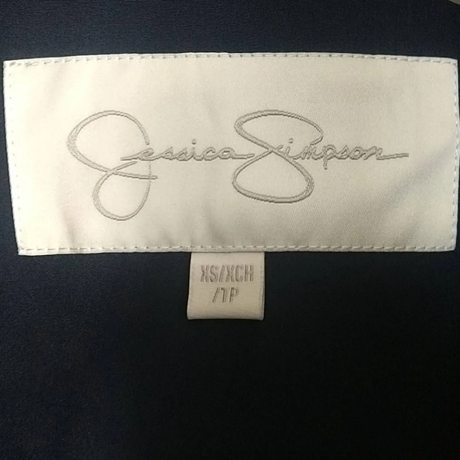 Jessica Simpson Double Zip Anorak Jacket Navy XS